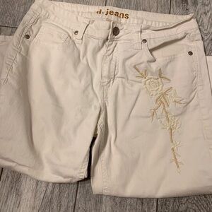 D.jeans | white capris